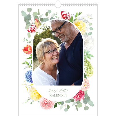 A3 Jaarkalenders — Klassieke bloemen [omslag]
