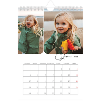 Fotokalender A5 — Momentopnamen en schrift