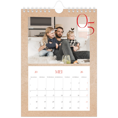 Fotokalender A5 — Rode stippen [omslag]