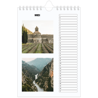 Fotokalender A5 — Eenvoudige foto [Mei]