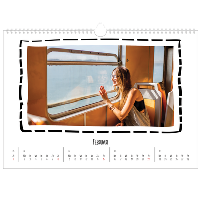 Fotokalender A3 — Plakboekmomenten [Februari]