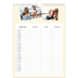 A4 Familieplanners — Modern - gezinsplanner 3 personen [Februari]