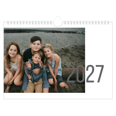 Fotokalender A4 — Maandnummers [omslag]