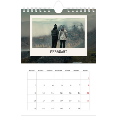 Fotokalender A5 — De portretselectie [Februari]