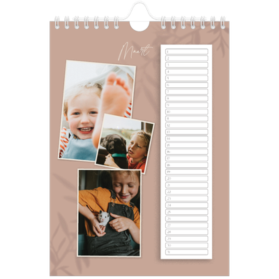 Fotokalender A5 — Warme aardetinten [Maart]