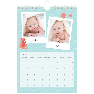 Fotokalender A5 — Schattige dieren [Mei]