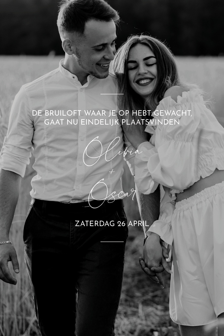 Uitnodigingen — Elegant schrift