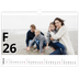 Fotokalender A3 — Letter stijl [Februari]