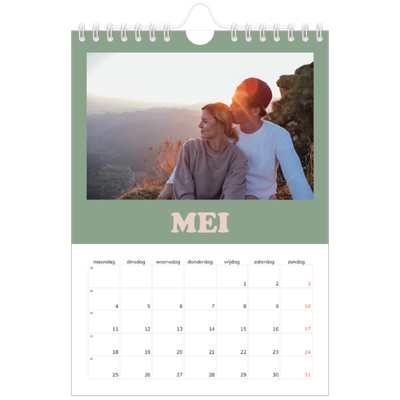 Fotokalender A5 — Retro stijl frames [omslag]