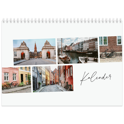 Fotokalender A4 Dubbel (30 x 40 cm) — City trip [omslag]