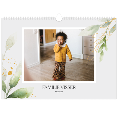 Fotokalender A3 — Bloemen splash [omslag]