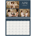 Fotokalender A4 Dubbel (30 x 40 cm) — Leisteen & schreef [April]
