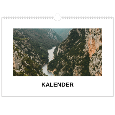 Fotokalender A3 — Eenvoudige foto [omslag]