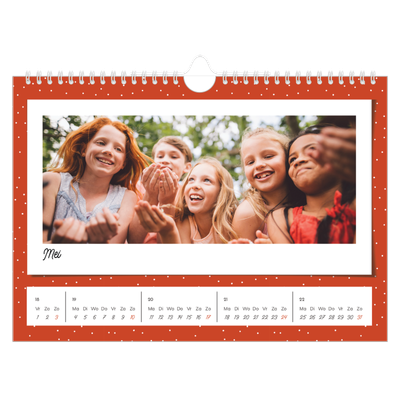 Fotokalender A4 — Snapshots in felle kleuren [omslag]