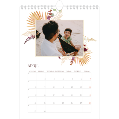 Fotokalender A4 (20 x 30 cm) — Bohemian [April]