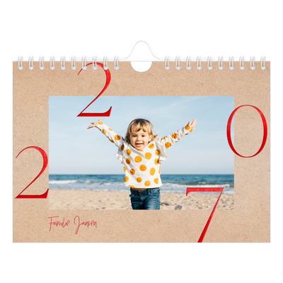 Fotokalender A5 — Rode stippen [omslag]