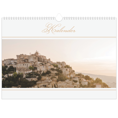 Fotokalender A3 — Goudschrift banner [omslag]