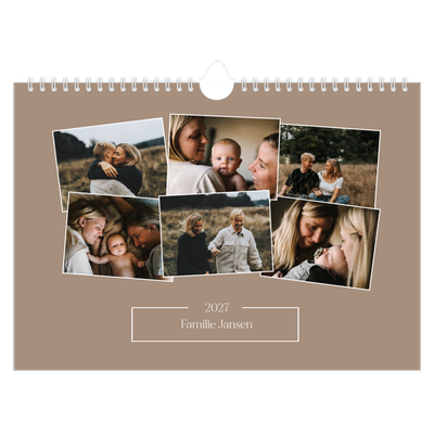Fotokalender A4 — Gemaakte herinneringen [omslag]