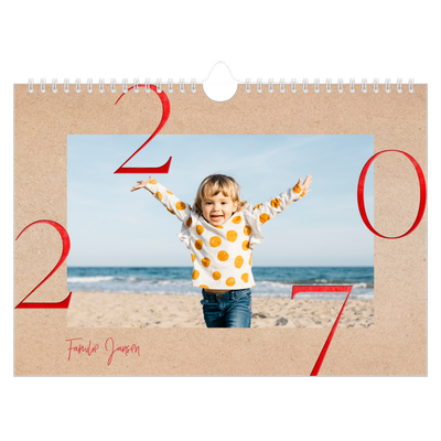 Fotokalender A4 — Rode stippen [omslag]