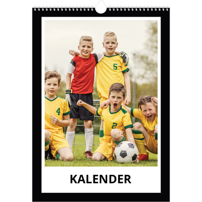 A3 Jaarkalenders — Compleet zwart kader [omslag]