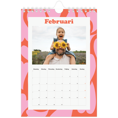 Fotokalender A5 — Speelse patronen [Februari]