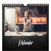 Jaarkalenders vierkant — Krijtbord stijl [omslag]