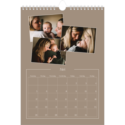 Fotokalender A4 (20 x 30 cm) — Gemaakte herinneringen [omslag]
