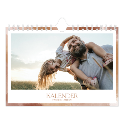 Fotokalender A5 — Verfkwast effect [omslag]