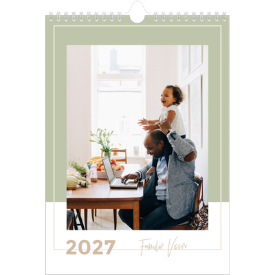 Fotokalender A4 (20 x 30 cm) — Aardse frames [omslag]