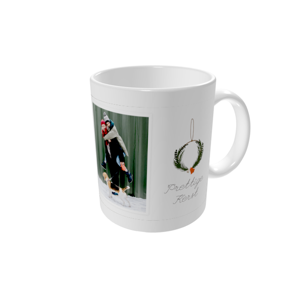 Mok bedrukken — Feestlijke boomstronk