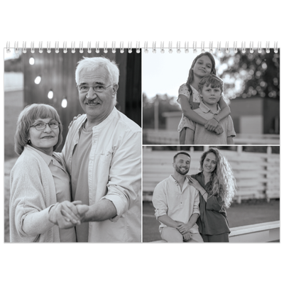 Fotokalender A4 Dubbel (30 x 40 cm) — Focus [omslag]