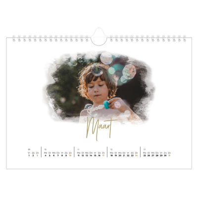 Fotokalender A4 — Foto-effecten [Maart]