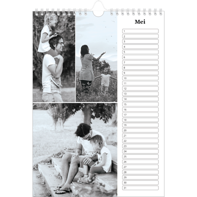 Verjaardagskalenders A4 — Focus [Mei]