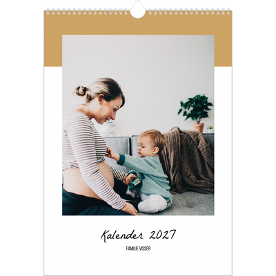 A3 Jaarkalenders — Kalender Lijst [omslag]