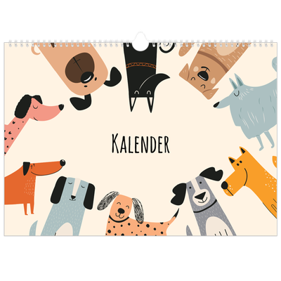 Fotokalender A3 — Hondenpoten en krabbels [omslag]