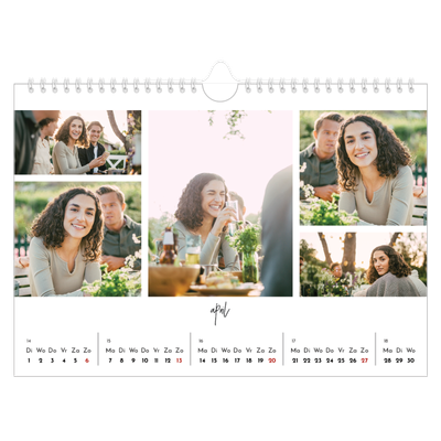 Fotokalender A4 — Foto arrangement [April]