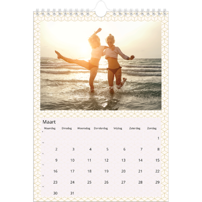 Fotokalender A4 (20 x 30 cm) — Geometrisch [Maart]