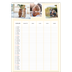 A3 Familieplanners — Modern - gezinsplanner 5 personen [Januari]