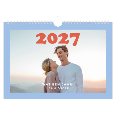 Fotokalender A4 — Retro stijl frames [omslag]
