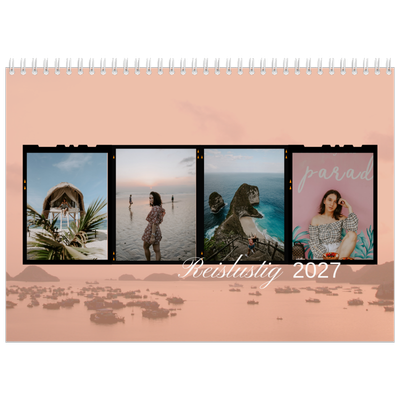 Fotokalender A4 Dubbel (30 x 40 cm) — Zin in avontuur [omslag]
