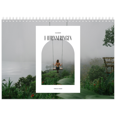 Fotokalender A4 Dubbel (30 x 40 cm) — De open boog [omslag]