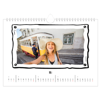 Fotokalender A4 — Plakboekmomenten [omslag]