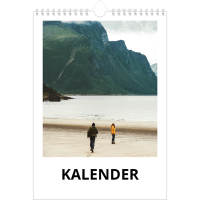 Fotokalender A4 (20 x 30 cm) — Witte randen [omslag]