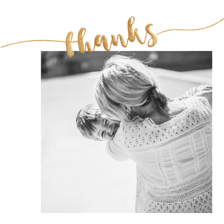 Bedankkaarten — Gouden kalligrafie