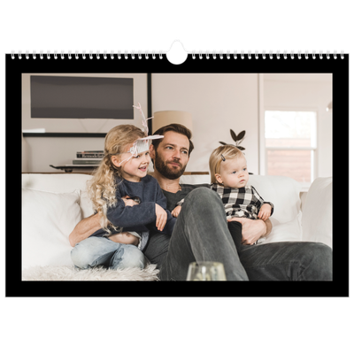 Fotokalender A3 — Foto in zwart kader [omslag]