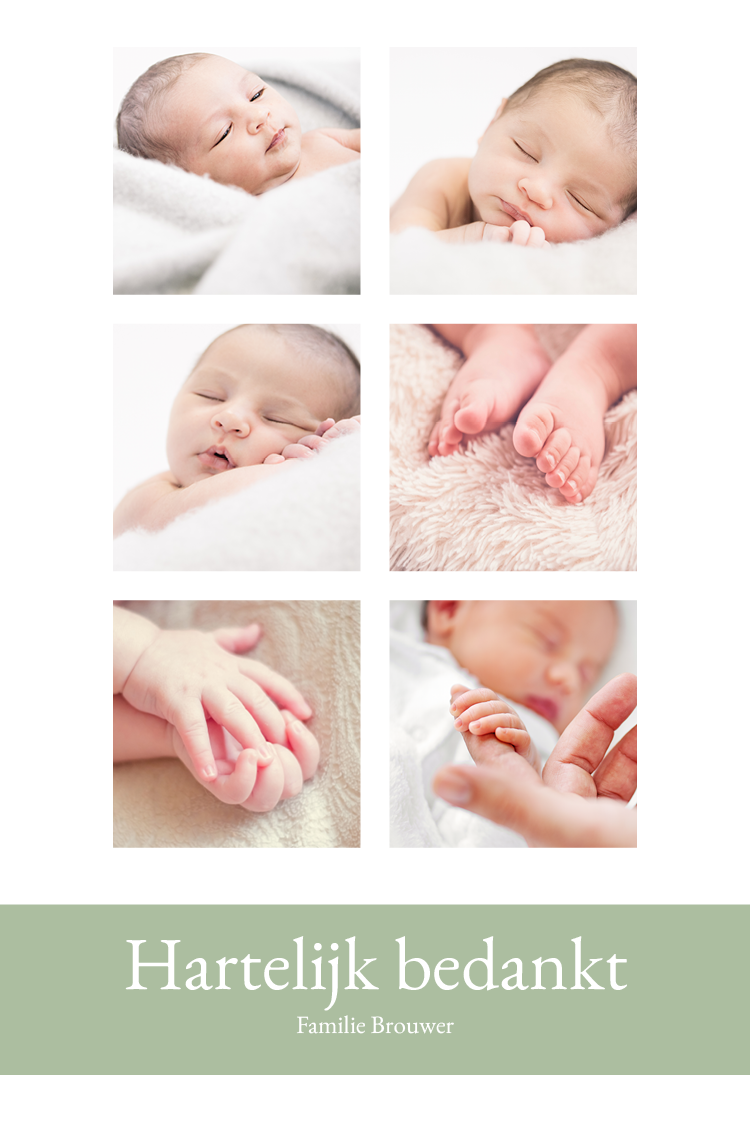 Bedankkaarten — Mozaïek