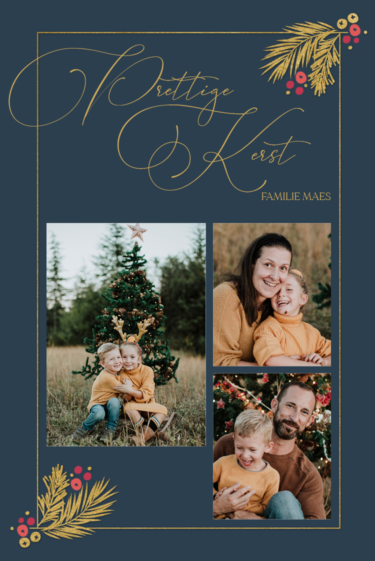 Fotokaarten — Diep blauw