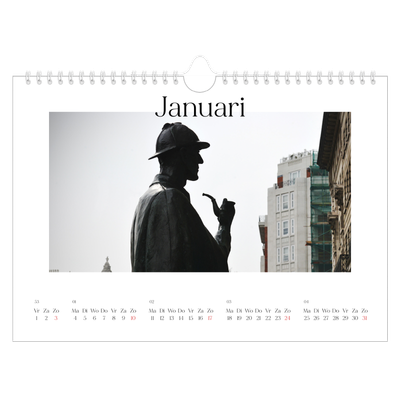 Fotokalender A4 — Mijn reisverhaal - Londen [Januari]