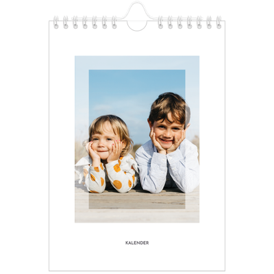 Fotokalender A5 — Transparante kaders [omslag]
