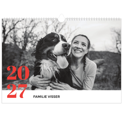 Fotokalender A3 — Een dikgedrukt jaar [omslag]